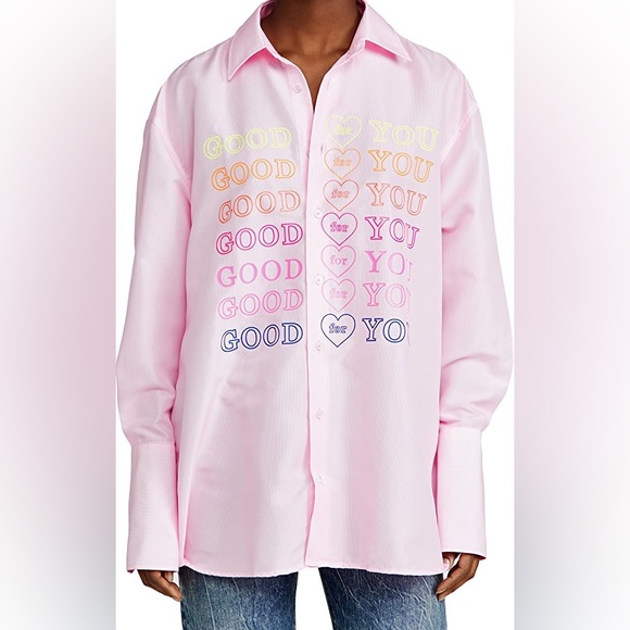 Ireneisgood Goodfy Shirt, Size M, Fuxia - Picture 2 of 14